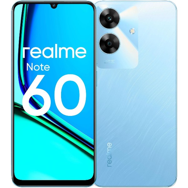 Мобильный телефон Realme Note 60 2024 Android 4/128 Гб небесно-голубой