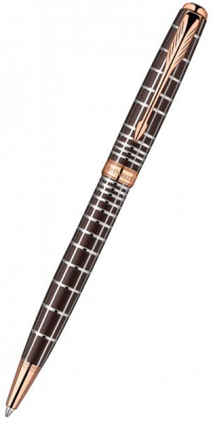 Шариковая ручка PARKER Sonnet K531 Masculine (1859485) Brown PGT (M) чернила: черный нержавеющая сталь розовое золото